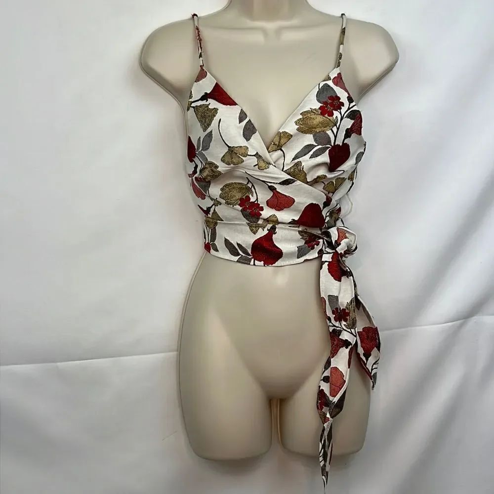 KeepsakeāfloralācorsetācropātopāsizeāXS